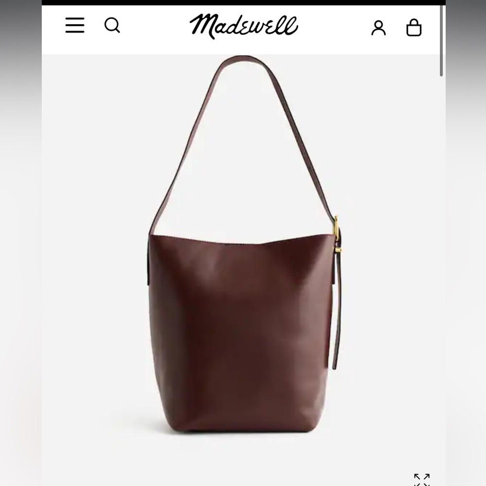 Madewell essential medium bucket tote